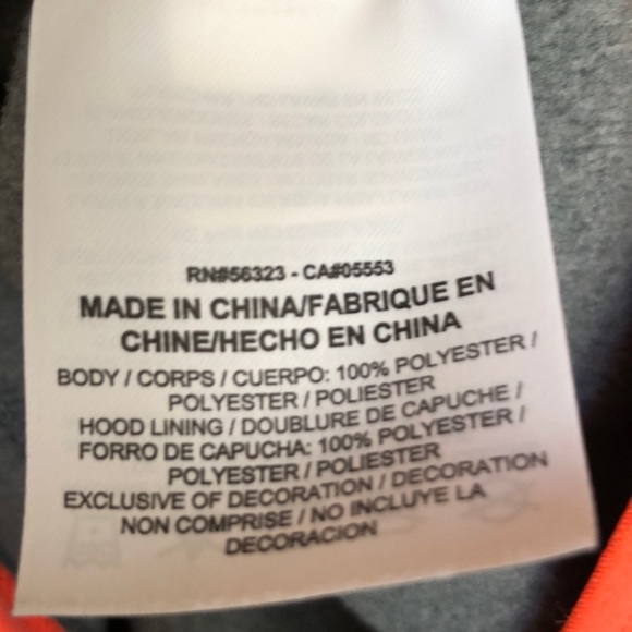 NWOT NIKE Therma-fit hoodie coral and gray size L - Picture 8 of 8